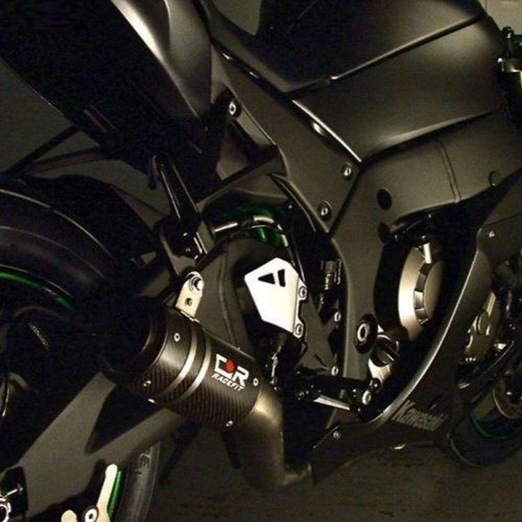 Racefit Black Edition Exhaust For 2016-2020 Kawasaki ZX10-R (Pillion Footrest Mounted)