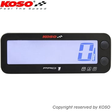 KOSO Pro 1 Multifunction Tachometer 0-22k rpm range