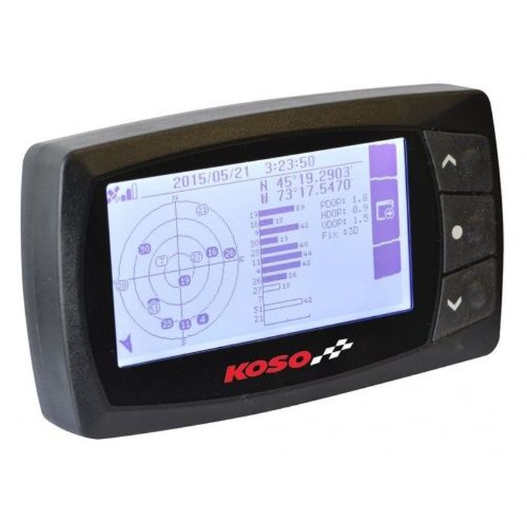 KOSO GPS Lap Timer - Fast 10hz GPS Sender, 200 Laps Per Session