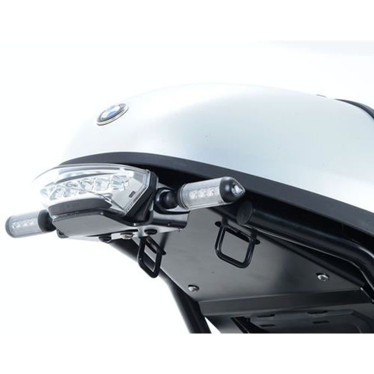Licence Plate Holder, BMW R Nine T (for use with pillion seat and subframe).  NOT FOR US-SPEC BIKES (use LP0174BK)