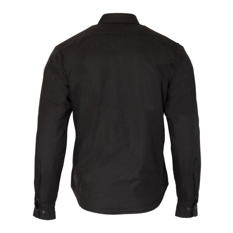 Merlin Axe Zip Up Kevlar Motorcycle Shirt - Black