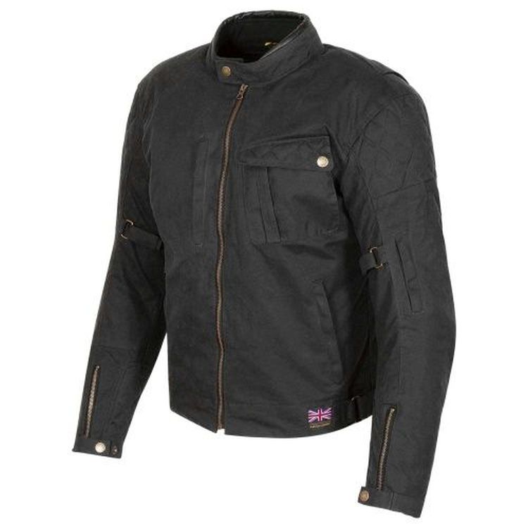 Merlin Elmhurst Wax Jacket Navy Moore Speed Racing