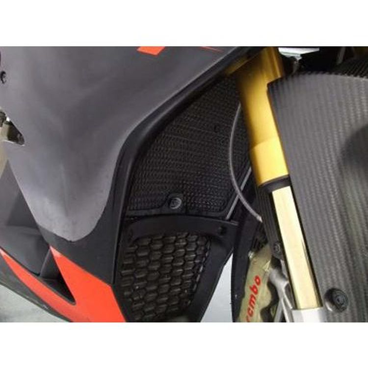 Radiator Guard BLACK - Aprilia RSV-4