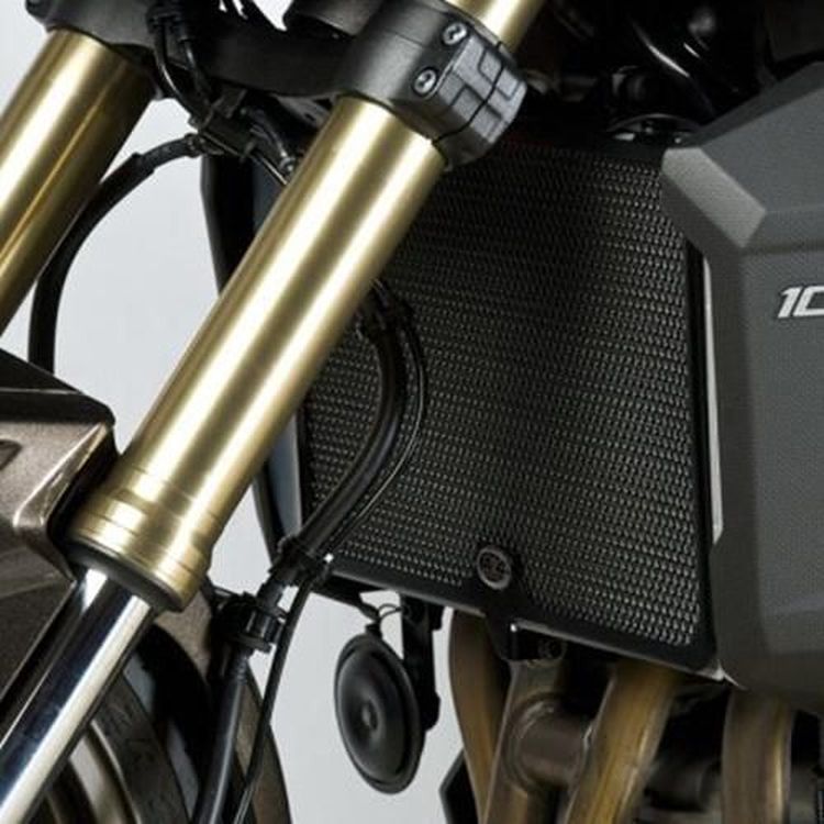 Radiator Guard BLACK - Kawasaki Z750 '07- / Z750R / Z800 / Z1000 '10-'14 / Z1000SX / Versys 1000