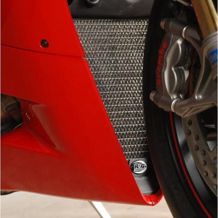 Radiator Guard set BLACK - (pair), Ducati 899/1199/1299 Panigale ...