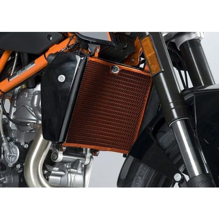 Radiator Guard ORANGE - KTM 690 Duke '12 / 690 Duke R '13-