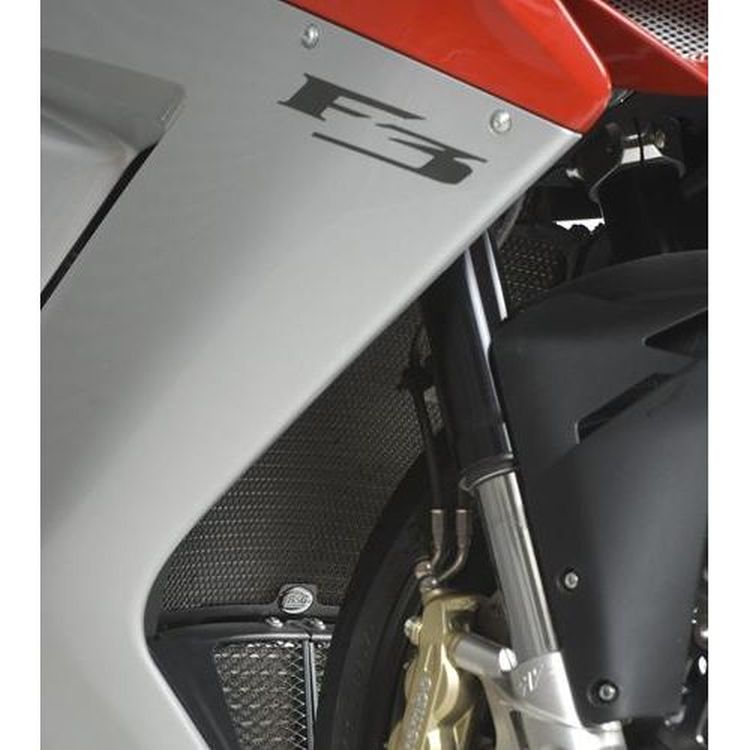 Radiator Guard BLACK - MV Agusta F3 (675/800) all years