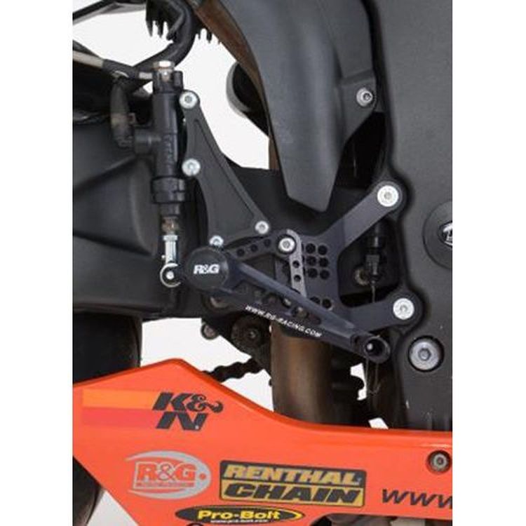 Rearsets, Kawasaki ZX6R '05'14 (race gearbox, not ABS) Moore Speed Racing