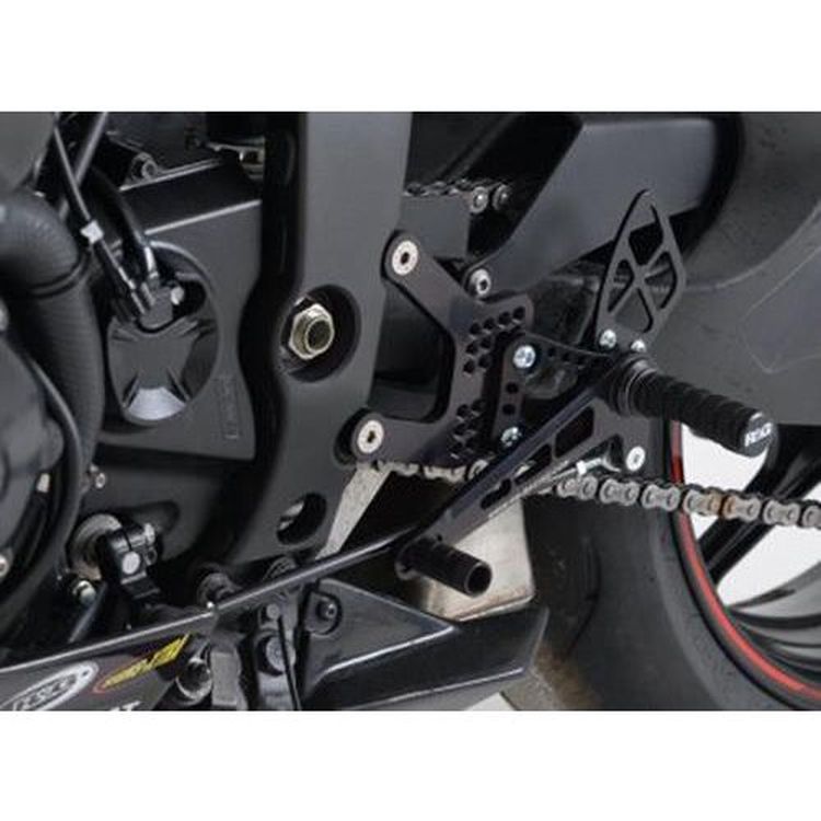 Rearsets, Kawasaki ZX6R '05'14 (race gearbox, not ABS) Moore Speed Racing