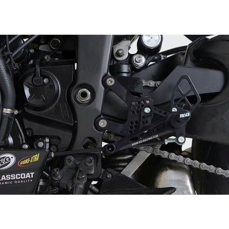 Rearsets, Kawasaki ZX6R '05'14 (race gearbox, not ABS) Moore Speed