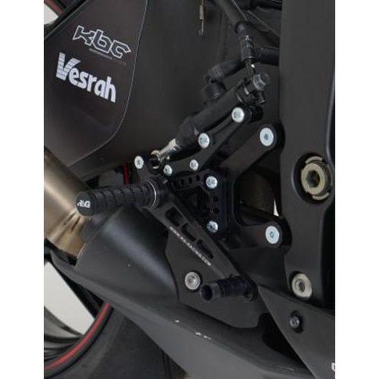 Rearsets, Kawasaki ZX6R '05'14 (race gearbox, not ABS) Moore Speed Racing