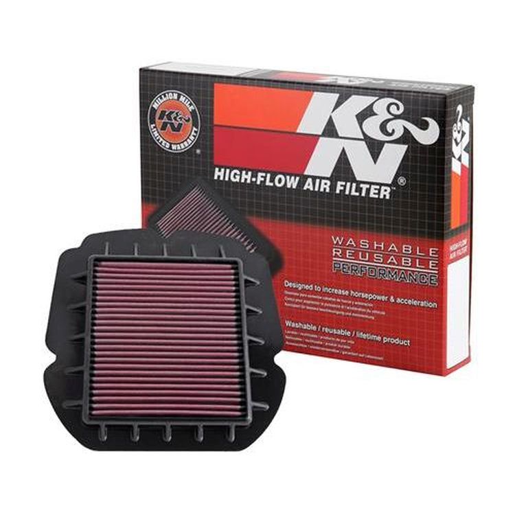 K&N Performance Lifetime Motorcycle Air Filter - SU-6509