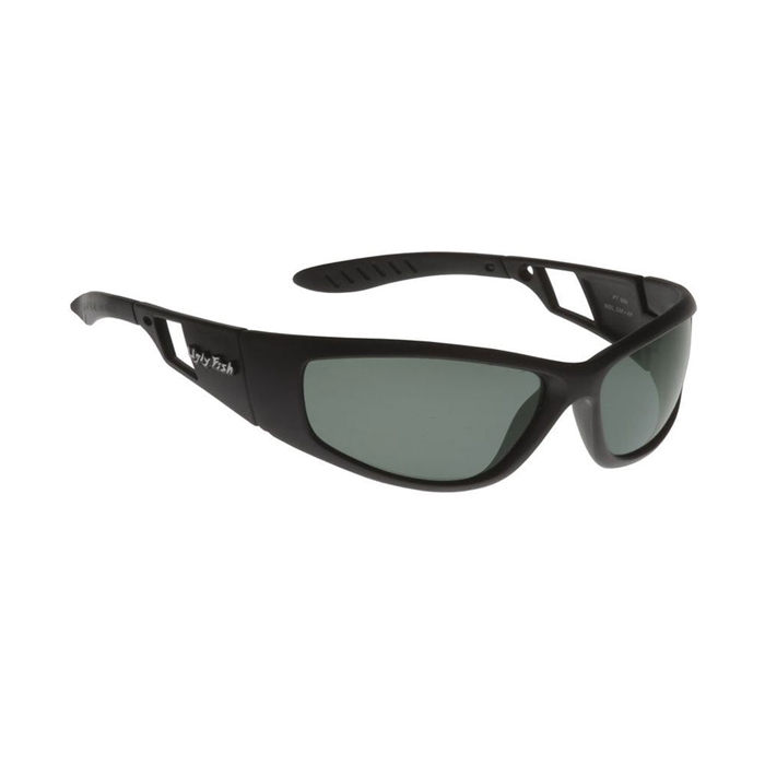 Ugly Fish Force Riding Sunglasses - Matt Black Frame & Smoke Polarised Lens