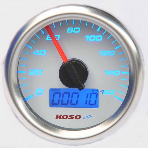 KOSO D48 White Speedometer