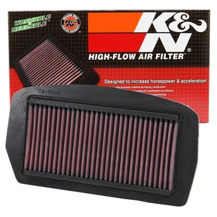 K&N Performance Lifetime Motorcycle Air Filter - YA-6004