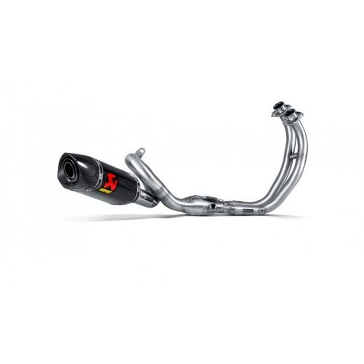 Akrapovic Carbon Silencer Full 2-1 Exhaust Race System with Removable Baffle Yamaha MT-07