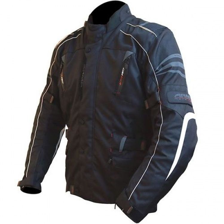ARMR Moto Hirama 2 Waterproof Textile Motorcycle Jacket Black