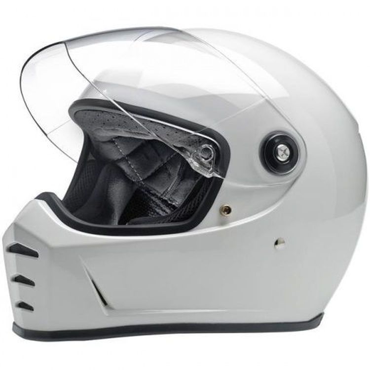 Biltwell Lane Splitter Helmet ECE - Gloss White