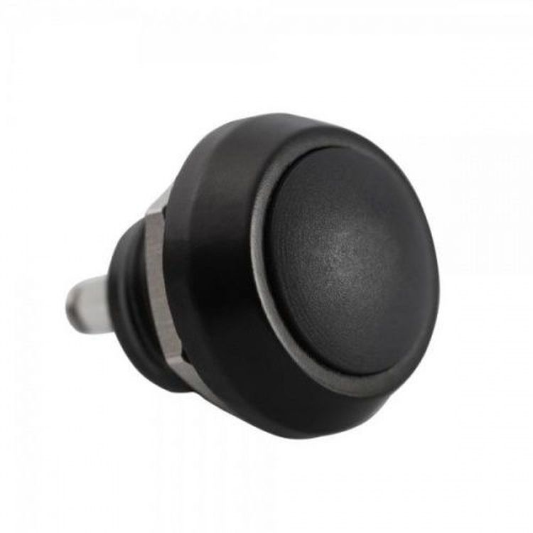 Motone Billet Black Micro Switch Button M12 - Momentary