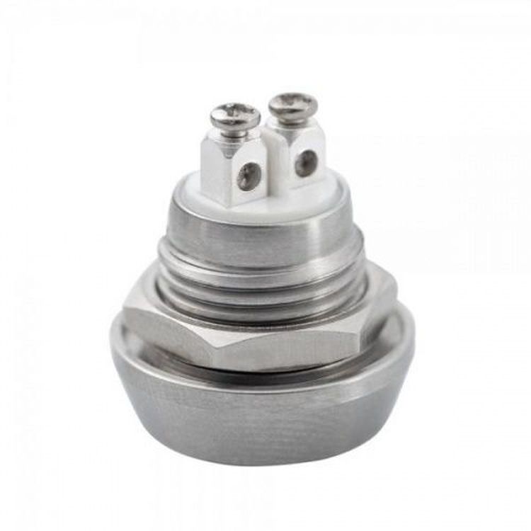 Motone Billet Stainless Micro Switch Button M12 - Momentary