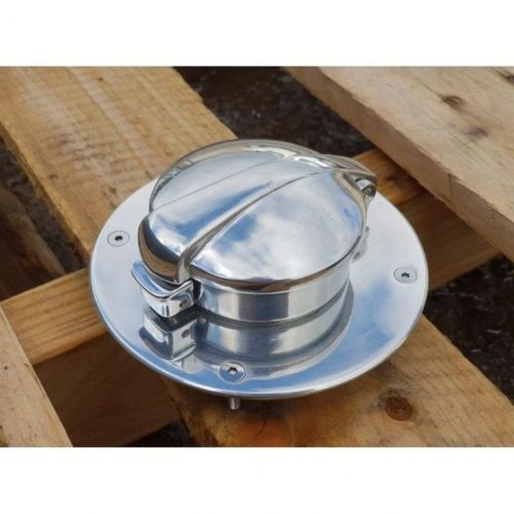 BMW K Series Airhead Monza Polished Fuel Tank Cap Kit by Motone Moore