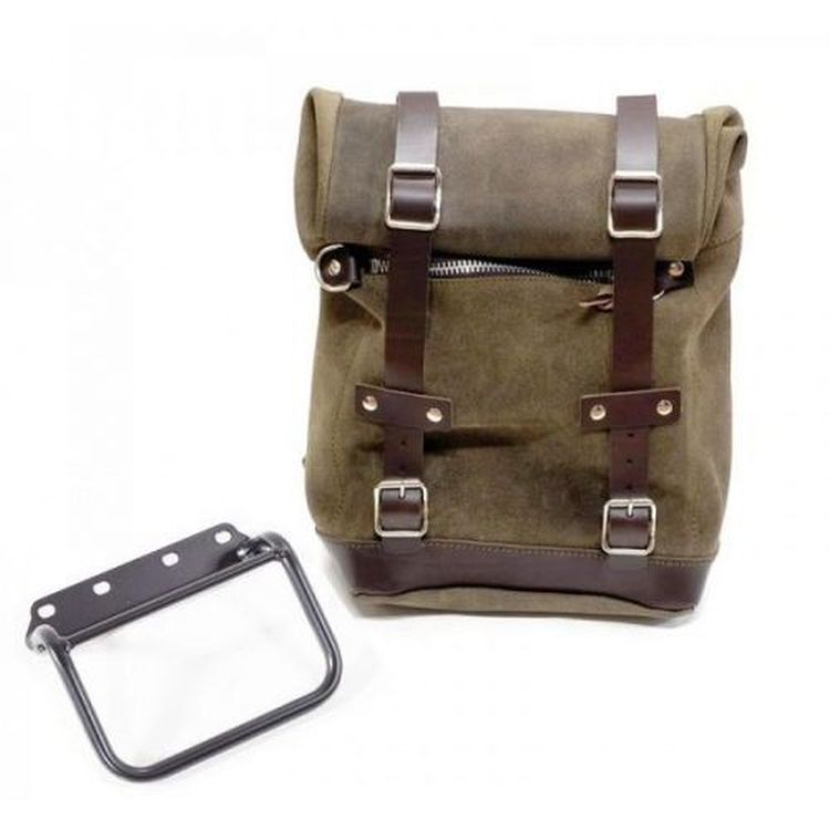 Unit Garage Waxed Suede Side Pannier + Subframe R80 G/S
