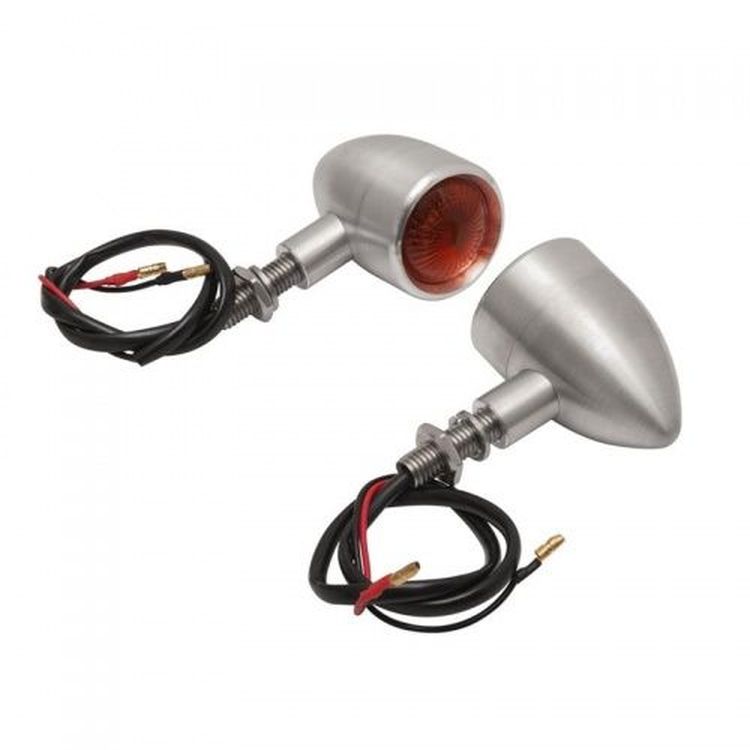 12v Billet Aluminium Brushed Metal Finish Indicator