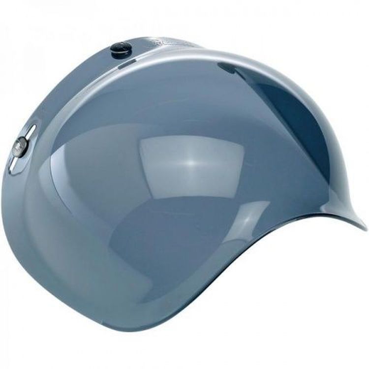Biltwell Open Face Motorcycle Helmet Bubble Shield Visor Anti-Fog - Smoke