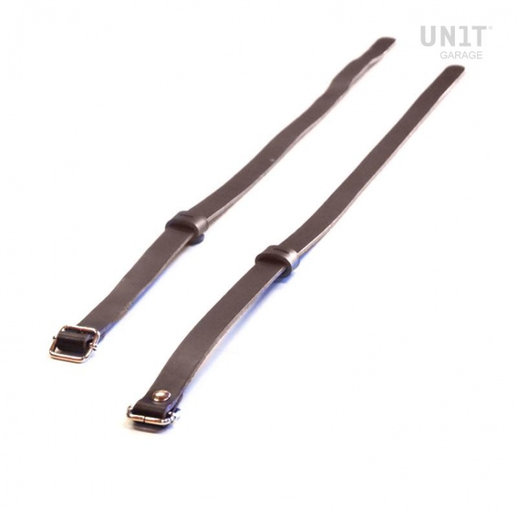 Unit Garage Pair of Leather Straps for Luggage Rack