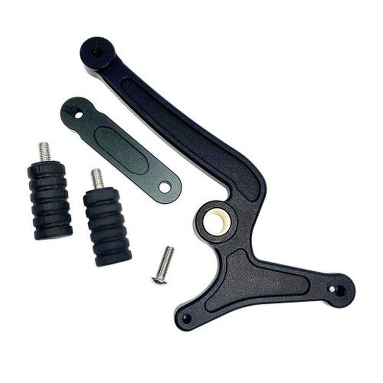 CNC Brake Pedal Heel Toe Shift Lever W/ Shifter Pegs For Harley Touring Street Glide Road King Softail Fat Boy Springer I.569571683