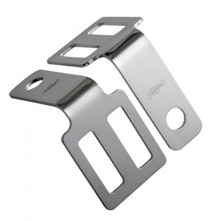 Under Seat Mount Indicator Brackets Polished for Triumph Models by Motone