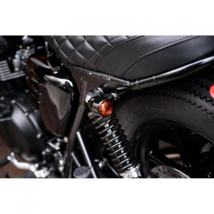 Top Shock Mount Indicator Relocation Bracket Black For Triumph Models by Motone