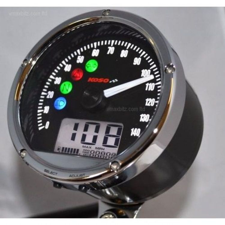 KOSO CRB01S/TNT-01S Speedometer 240 MPH/KPH