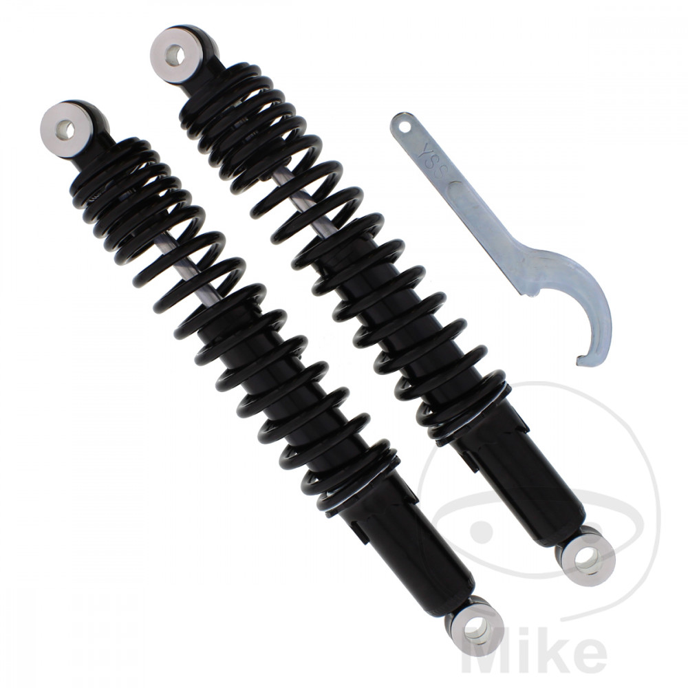 YSS Shock Absorber Adjustable Rear Twin Shock 340mm/10 mm Eye Internal ...