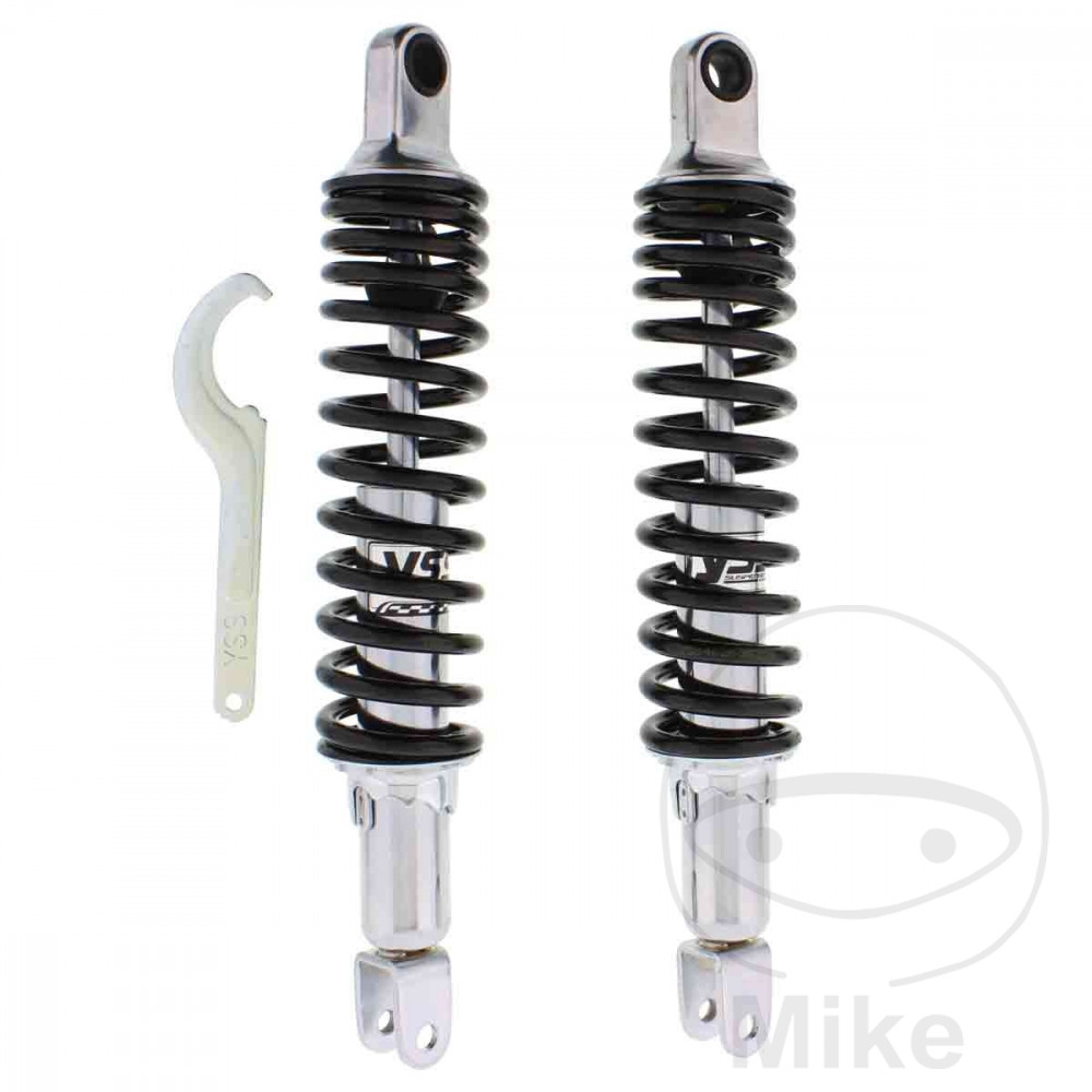 YSS Shock Absorber Adjustable Rear Twin Shock 365mm/16mm Eye Internal ...