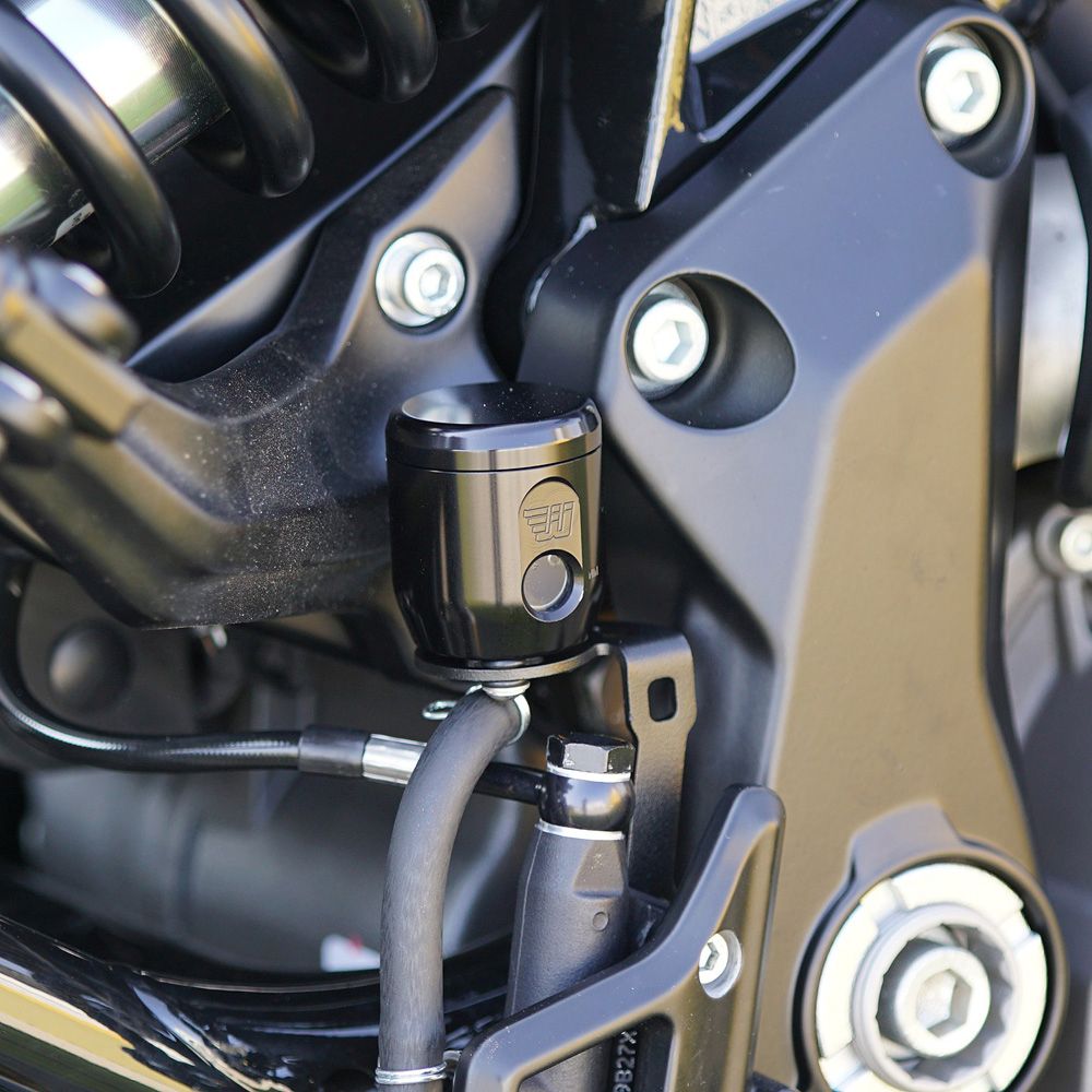 Wunderkind brake fluid reservoir (26ml) for Indian FTR 1200 models