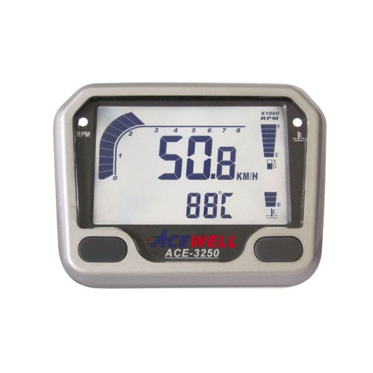 Acewell ACE-3254 Speedometer, RPM, Temp, Fuel, Volts