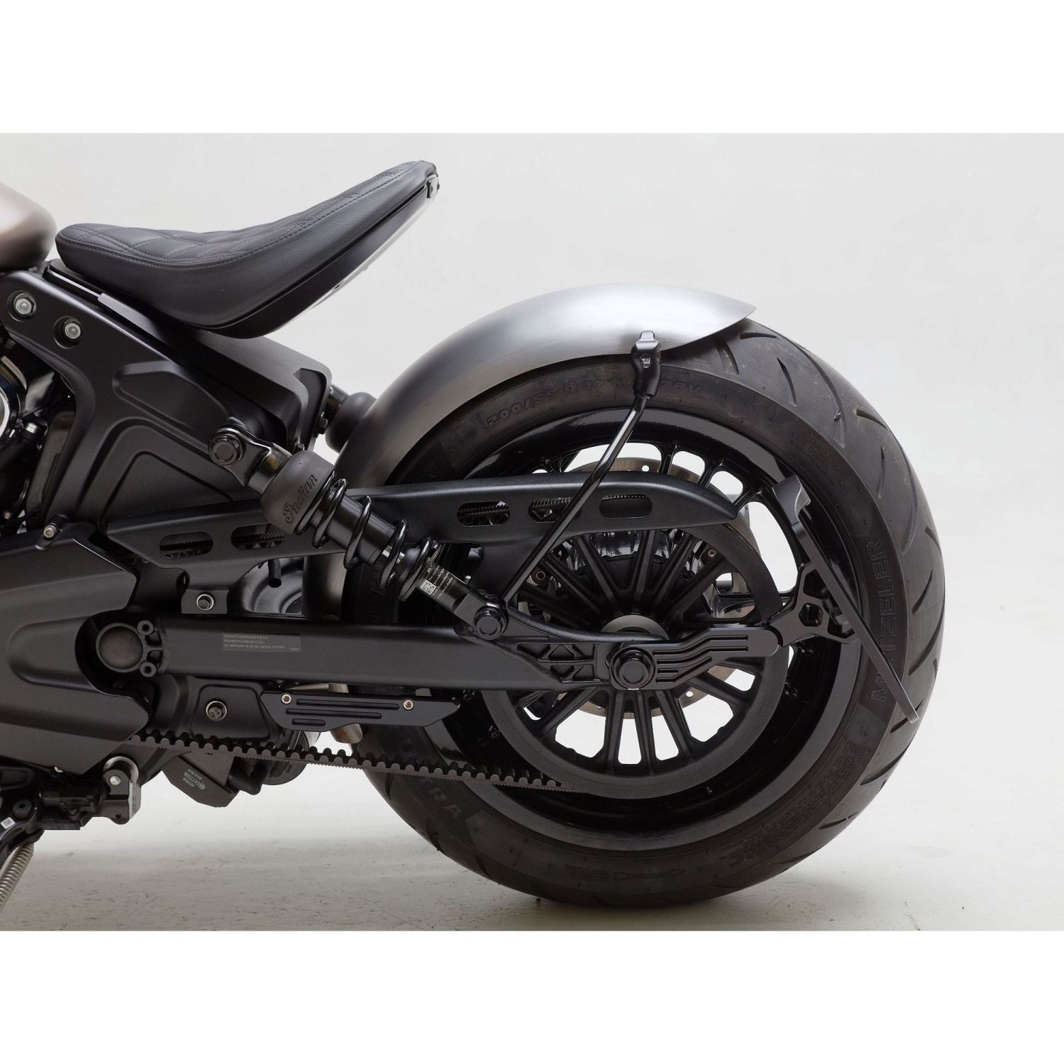 Wunderkind Rear Fender With Bobber Seat For Wide Tire For Indian Scout ...