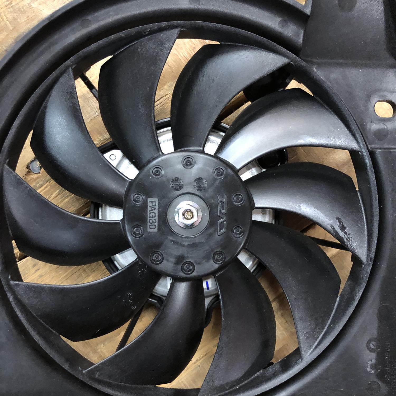 Indian FTR radiator cooling fan assembly - Moore Speed Racing