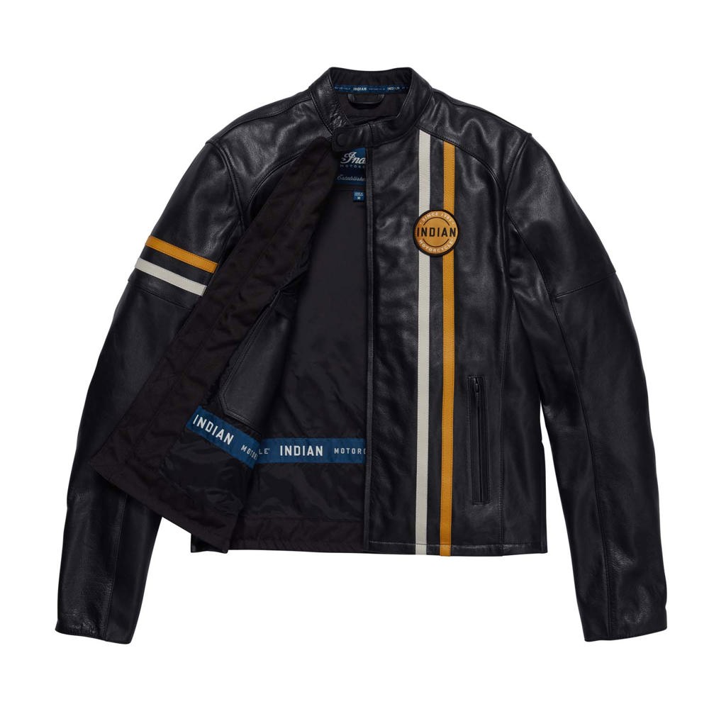 Indian Black Leather Riding Jacket