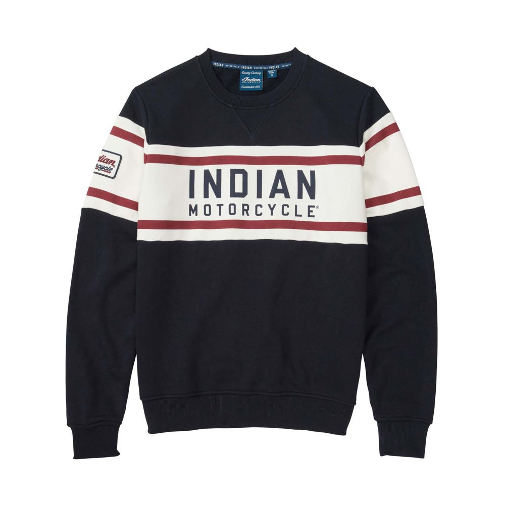 Indian Motorcycle Women's Colorblack Sweatshirt - Navy