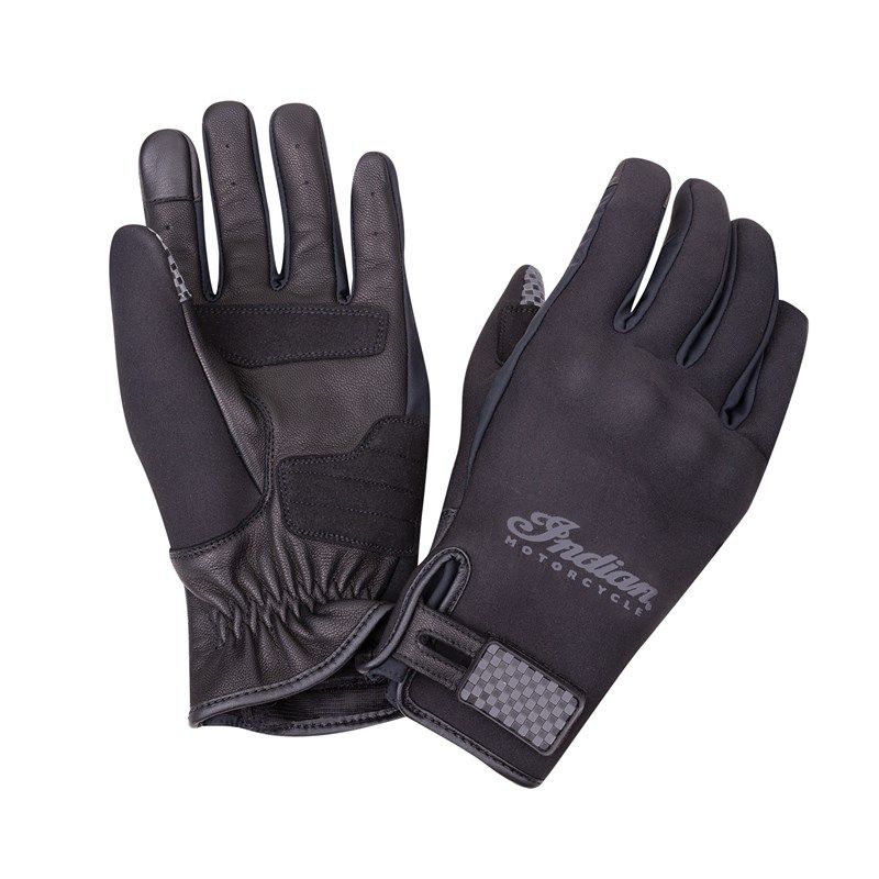 Indian Motorcycle Neoprene Flat Track Riding Gloves