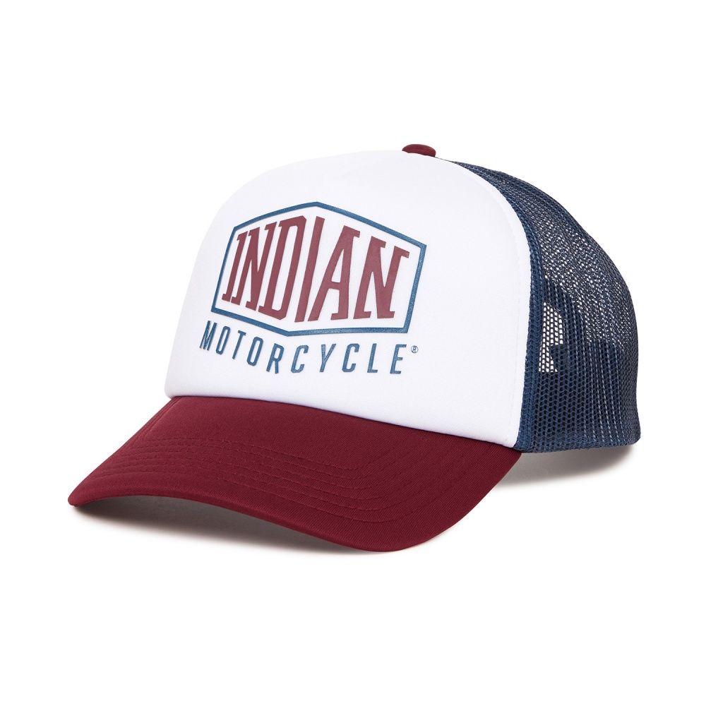 Indian Motorcycle Shield Logo Trucker Cap