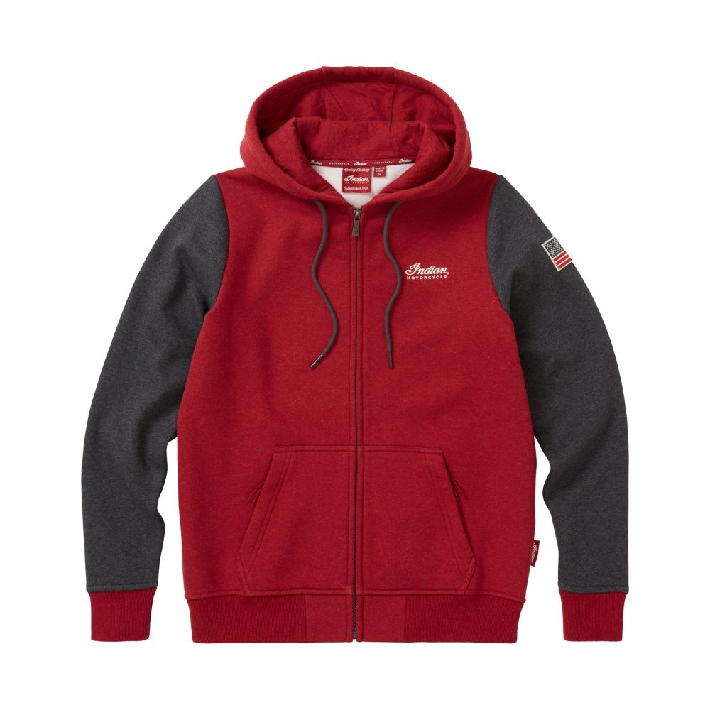 Indian Motorcycle Womens Icon Hoodie - Red