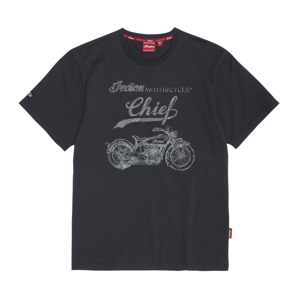 Indian Motorcycle 1922 Big Chief T-Shirt - Black