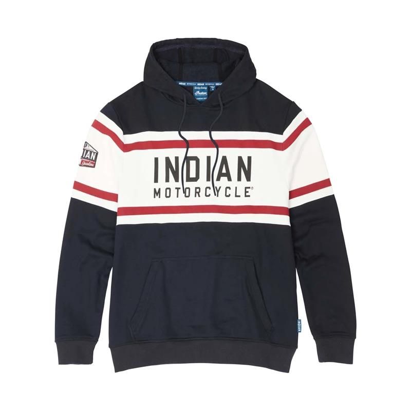 Indian Motorcycle Men's Pullover Hoodie - Navy