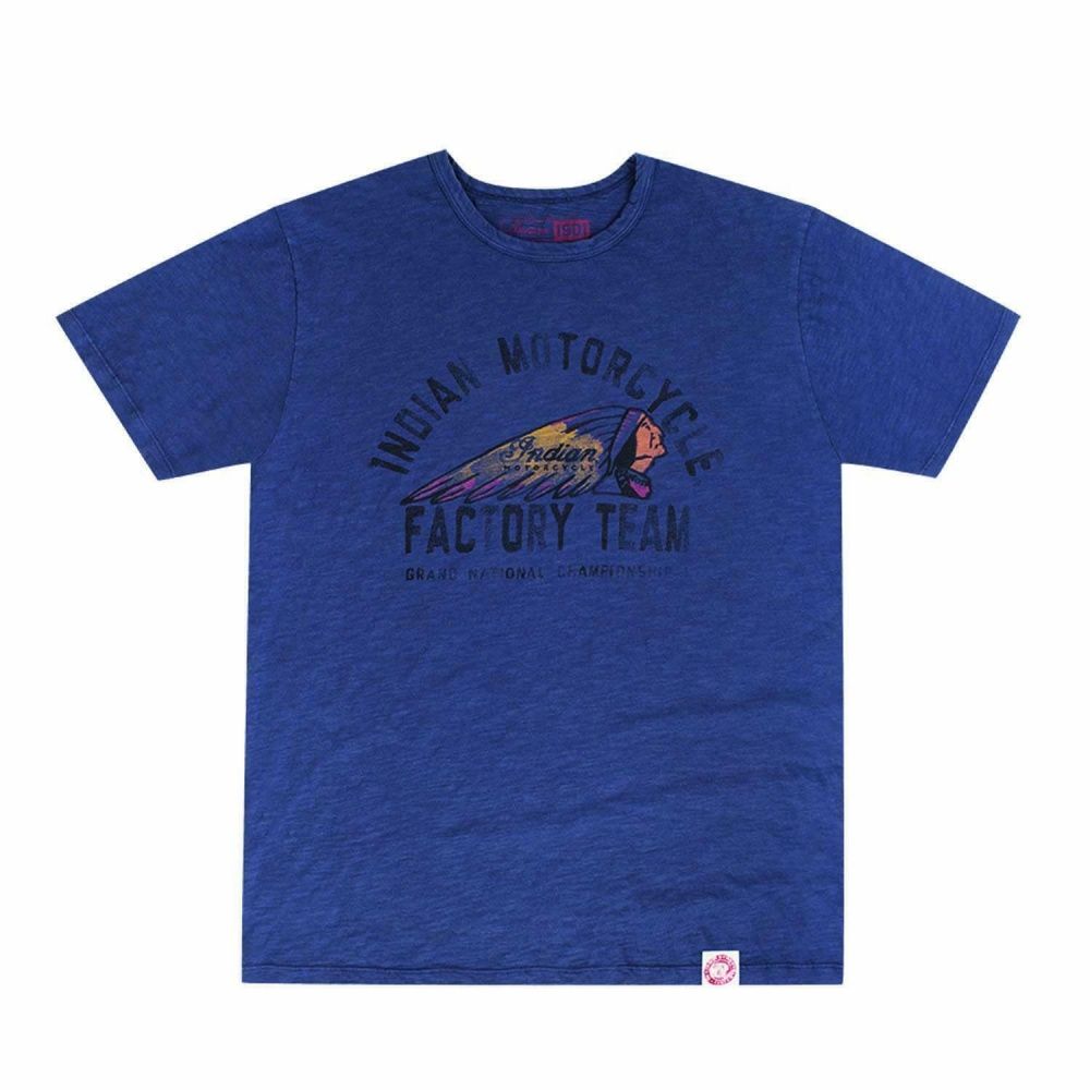 Indian Motorcycle 1901 Factory Team T-Shirt - Navy