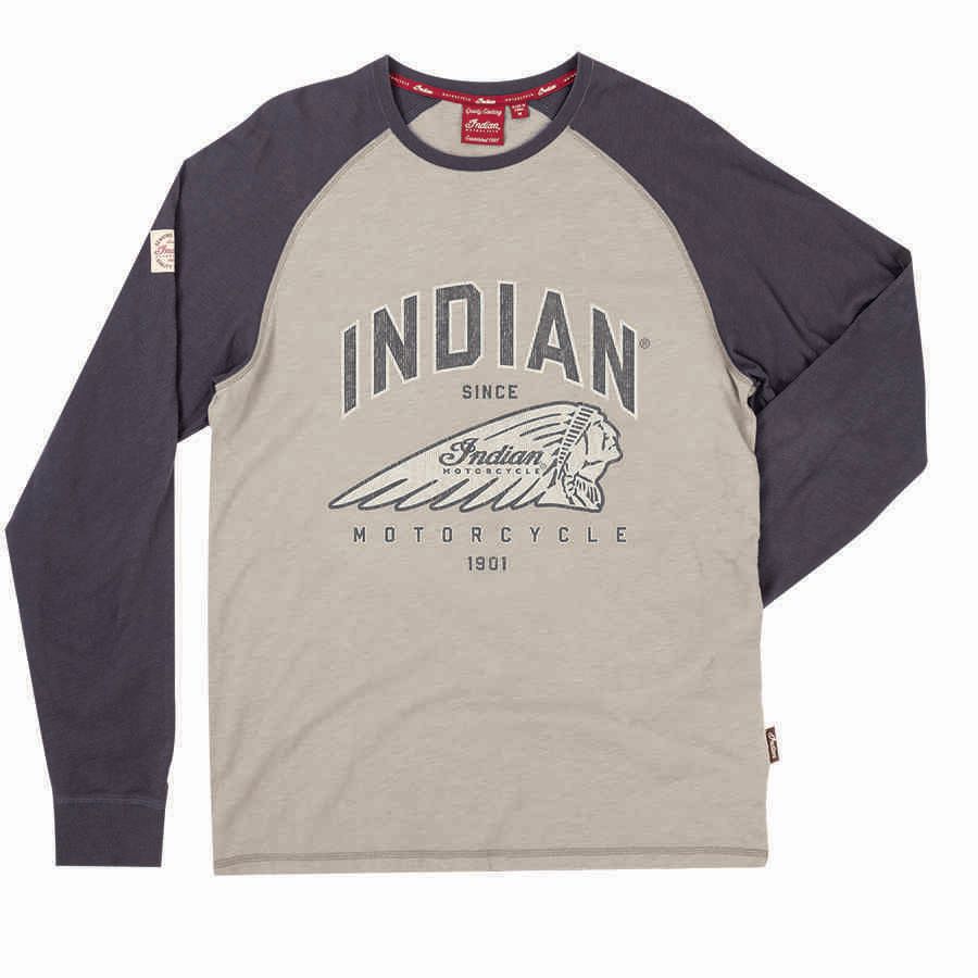 Indian Motorcycle Long Sleeve Raglan Headdress T-Shirt