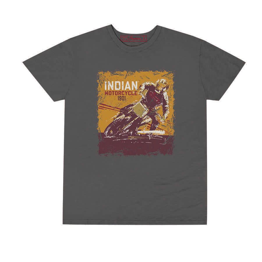 Indian Motorcycle Mens Adventure Graphic T-Shirt