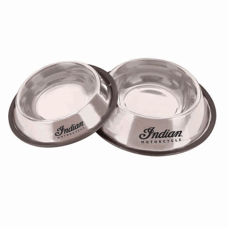Indian Motorcycle Stainless Steel Pet Feeding Bowls